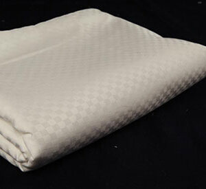 Micro Check White 350 TC 100% Cotton Bedsheet & Pillow Cover Set