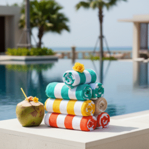 Striped Pool Towel