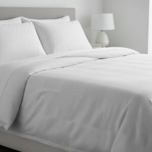 Micro Check White 350 TC 100% Cotton ...
