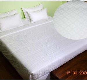 Solid Box White 300 TC 100% Cotton Duvet Cover