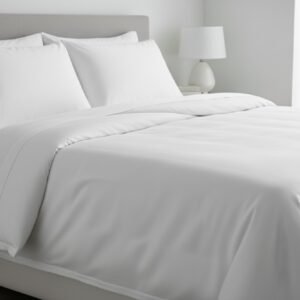 Plain Satin White 400 TC 100% Cotton ...